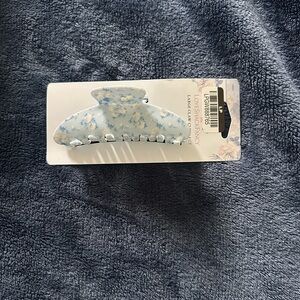 LoveShackFancy Blue and White Hair Clip